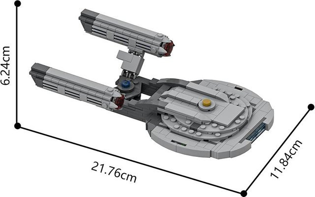 Gobricks Space Trek NX-01 Enterprise USS Konstruktionssteine ab 14 Jahren - Bild 1