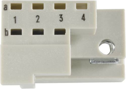 HARTING Kombi-Rastelement aus Kunststoff in Grau und Weiß B 09060009998 - Bild 1