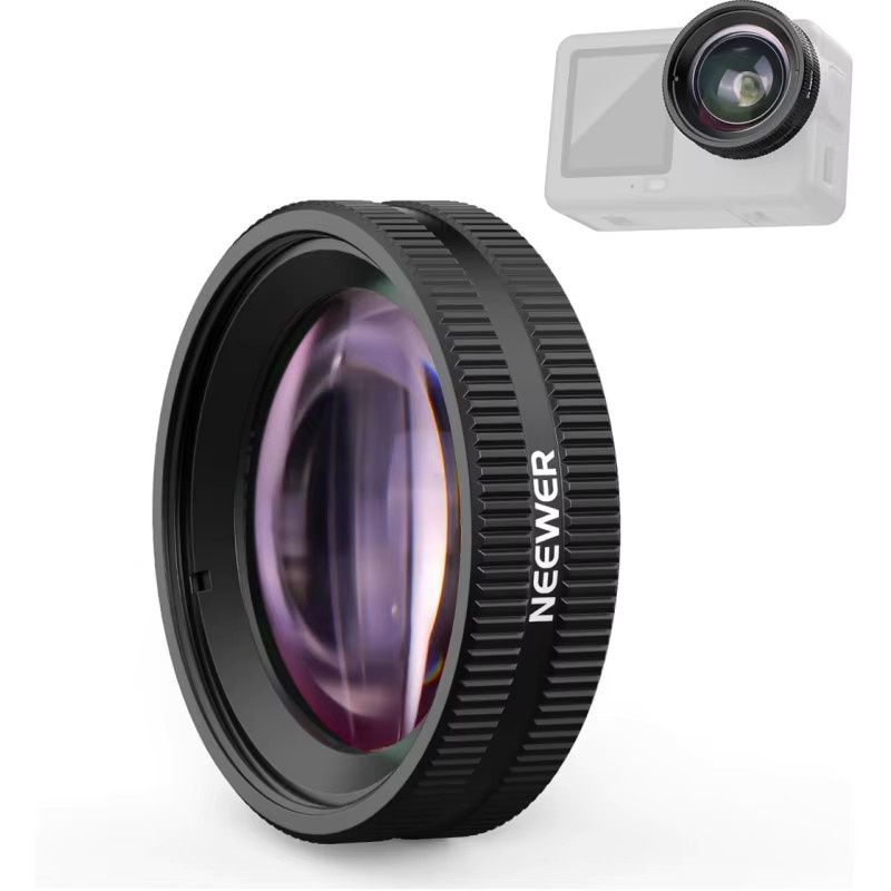 NEEWER Makro-Objektiv für DJI Osmo Action 6 mit 2-3 cm Fokusbereich für Nahaufnahmen - Bild 5