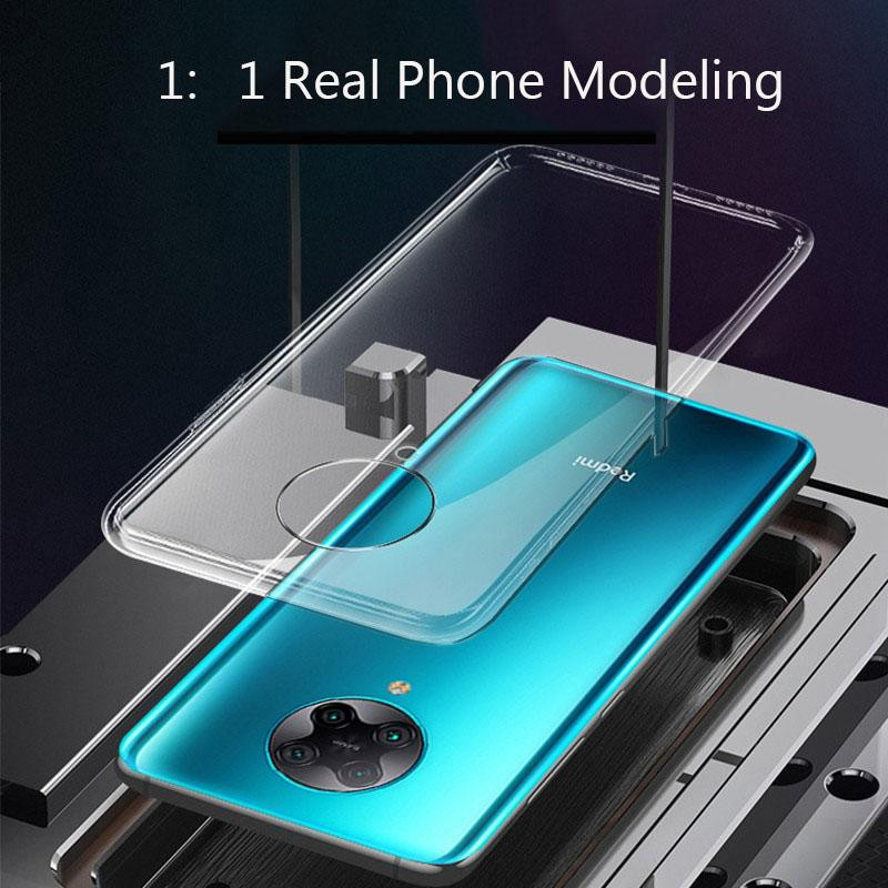 Xiaomi Poco F2 Pro Handyhülle aus transparentem TPU in schlanker Soft-Design-Optik - Bild 4