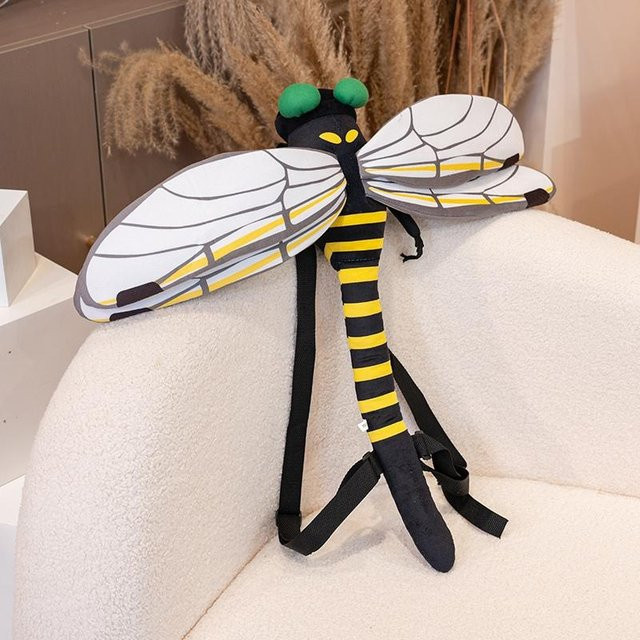 Binchi Fitness Insekten-Serie Libelle Gottesanbeter Rucksack, Plüschtiere, ab 14 Jahre - Bild 1