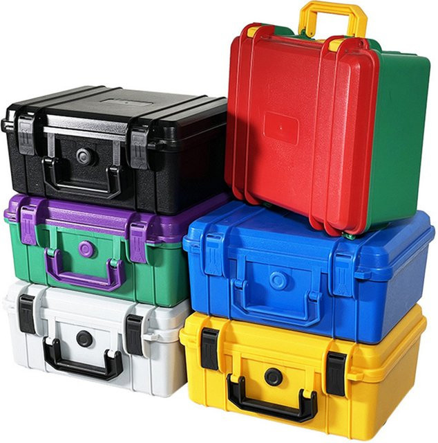 Multifunktionaler wasserdichter Werkzeugkoffer mit Schwamm und Sicherheitsschutz für deine Hardware-Aufbewahrung, B/T/H: 28,0 x 24,0 x 13,0 cm - Bild 1