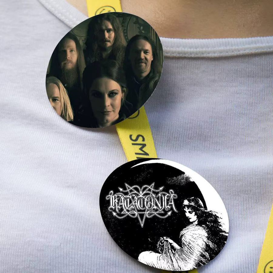 Brosche Nightwish, rund, Cartoon - Bild 3