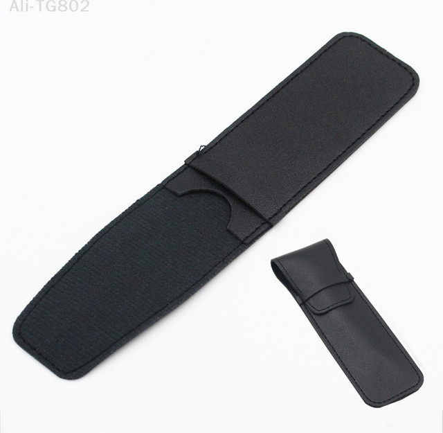 HNKMP Rasierer-Etui aus PU-Leder, Schwarz - Bild 1