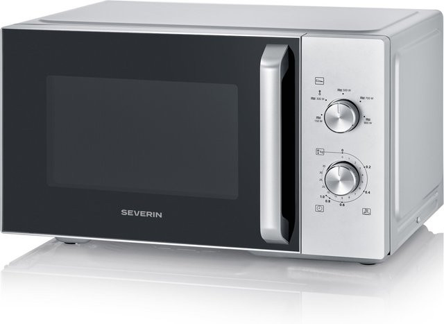 Severin Solo-Mikrowelle MW 7797 in Silber, Freistehend, B/T/H: 48,7 x 36,5 x 28,0 cm - Bild 1