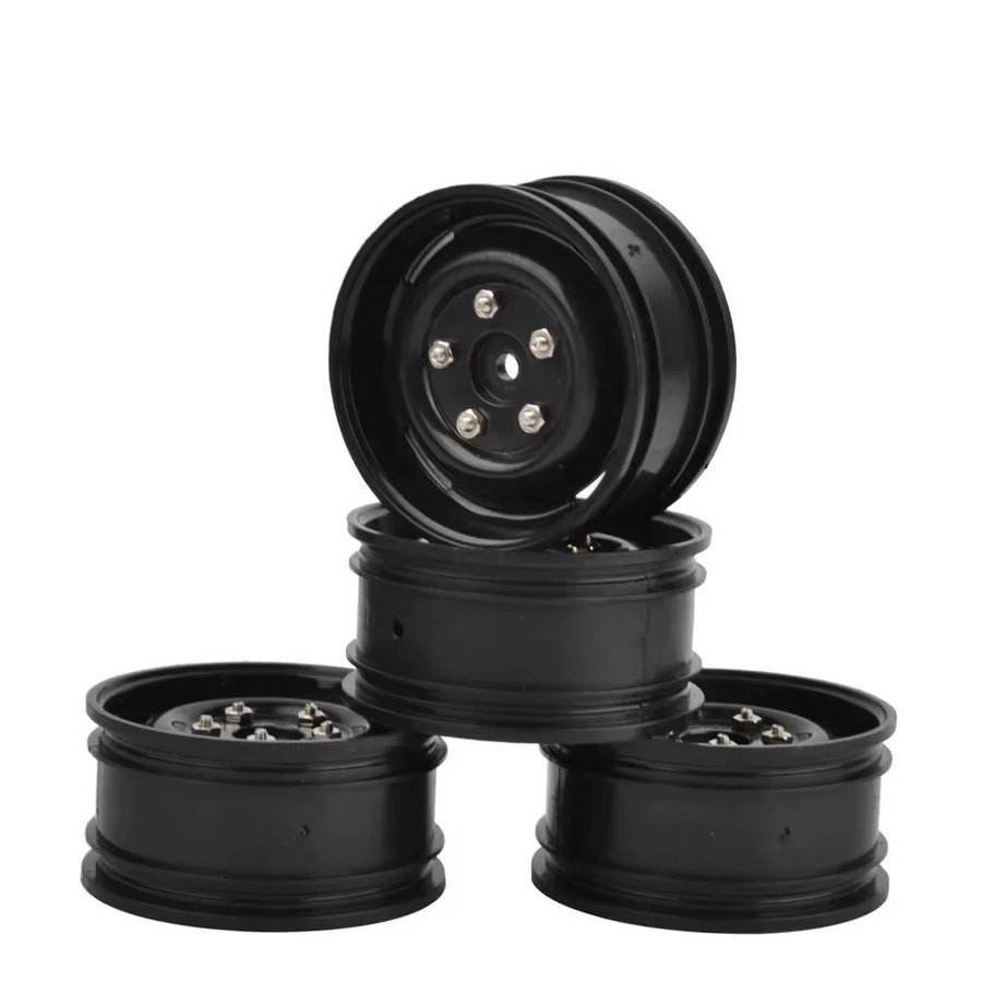 TIMEA Kunststoff Felgen, 4-teiliges Set, Schwarz, 1,9'' - Bild 4