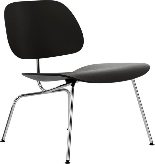 Vitra Plywood Group LCM Stuhl aus Esche in Schwarz matt - Bild 1