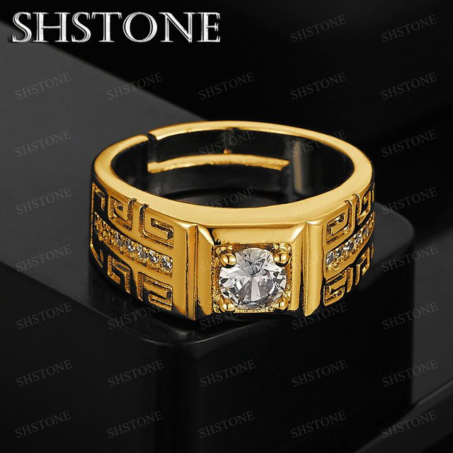 SHSTONE Ring 750 Gold, Zirkonia, Damen - Bild 1