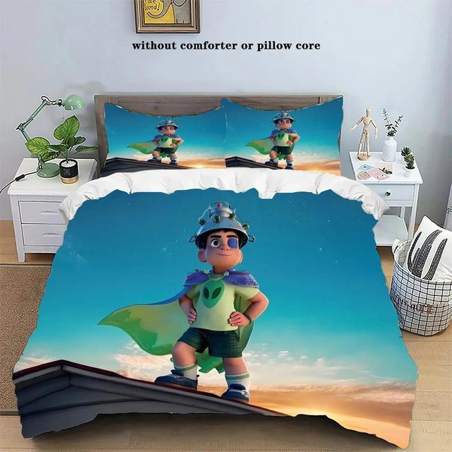 Bettwäscheset Elio mit Bettbezug und Kissenbezug für Kinder und Erwachsene, Blau, B/H: 70 x 133 cm - Bild 1