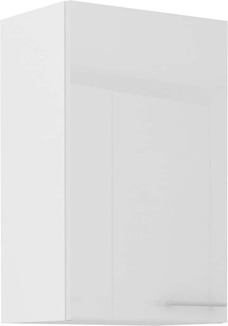 Küchen-Hängeschrank Lara Weiß Hochglanz mit 2 Einlegböden - Bild 1