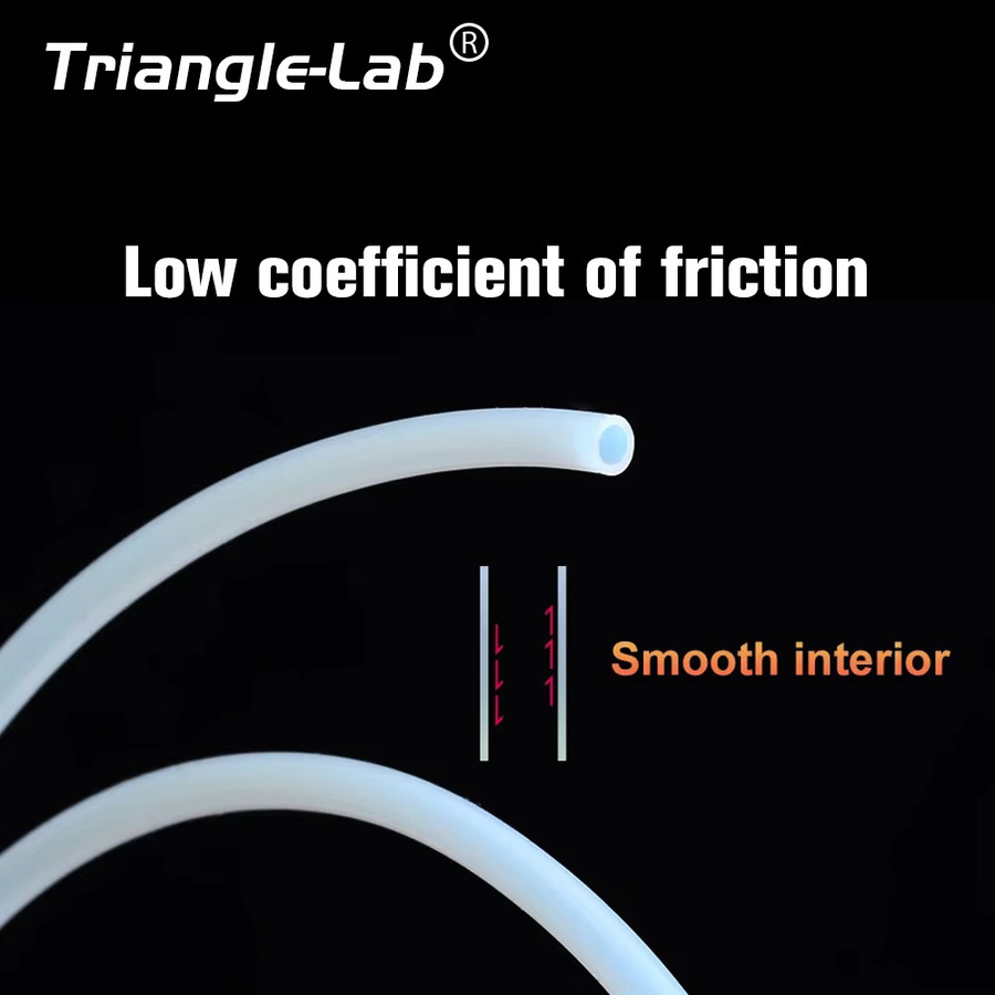Trianglelab PTFE Rohr Weiß für Bambu Lab BMU Kaninchen MMU 1,75mm Filament Hotend Extruder - Bild 2