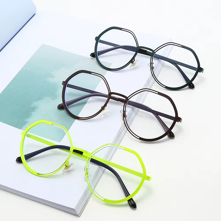 ARTORIGIN Korrektionsbrille, hexagonal, Vollrand, Metall - Bild 1