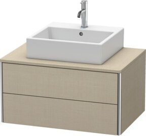 Duravit Waschtischunterschrank XSquare wandhängend mit 2 Schubladen, Breite: 80 cm, Tiefe: 54,8 cm, Höhe: 40 cm - Bild 1