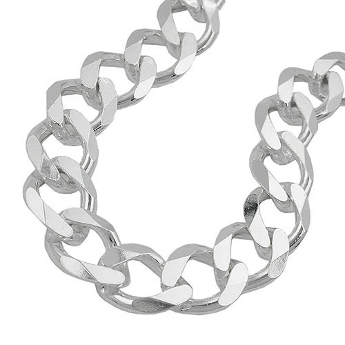 SIGO Armband Weitpanzer, 925 Silber, 23 cm, Unisex - Bild 1