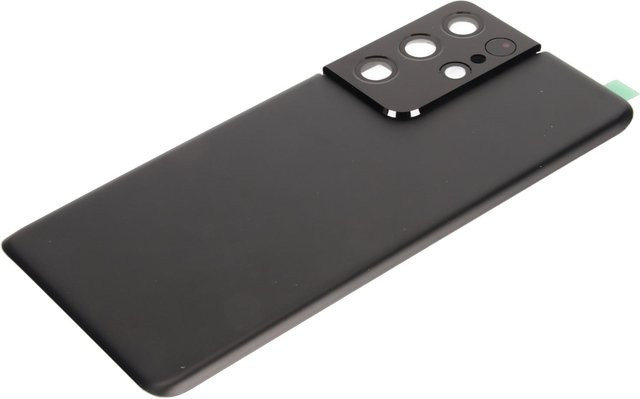 Samsung Galaxy A52s 5G Ersatz-Rückglas in Schwarz mit vorinstalliertem Kamerarahmen und Klebeband - Bild 1