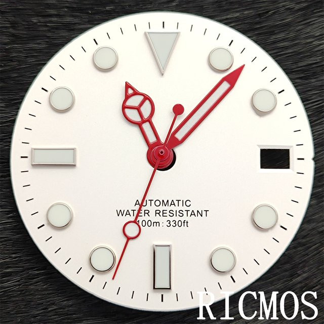 RICMOS Zifferblatt, Weiß, 28,5 mm, Automatikwerk, Unisex - Bild 1