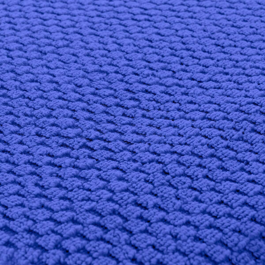 POCOline Handtuch Popcorn aus Baumwolle in Blau, Breite: 50 cm, Länge: 100 cm - Bild 2