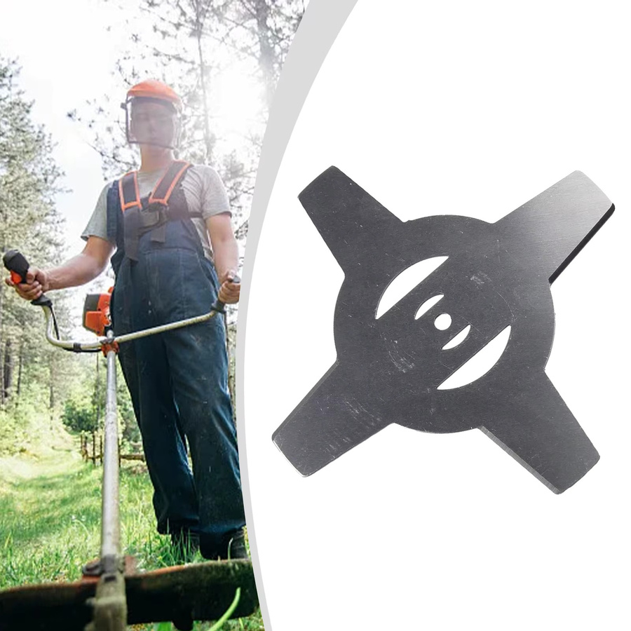 VIBRATITE Gras Trimmer Sägeblatt aus Stahl für 24V elektrische Rasenmäher, Durchmesser: 150 mm - Bild 3
