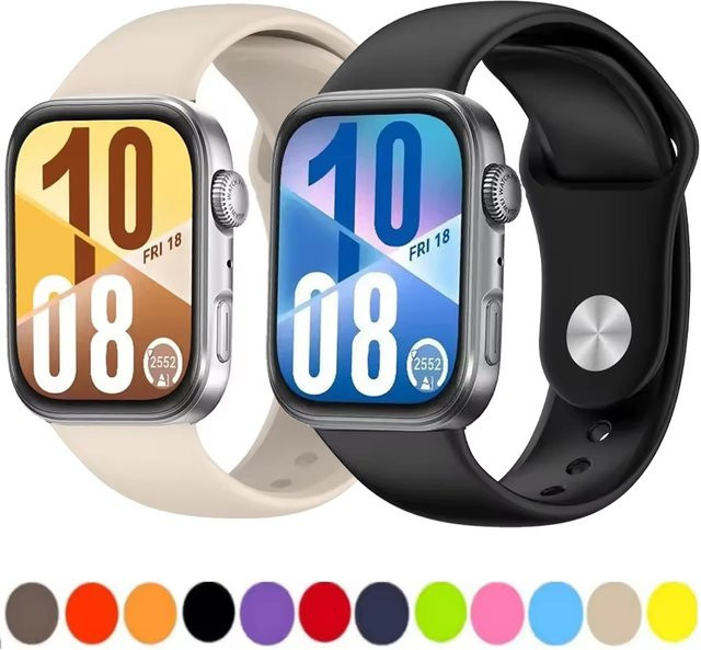 Huawei Uhrenarmband Silikon, Schwarz, Unisex - Bild 1