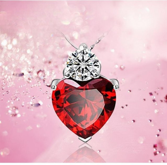 Lucky Star Jewelry Halskette Damen, 925 Silber, Zirkonia - Bild 1