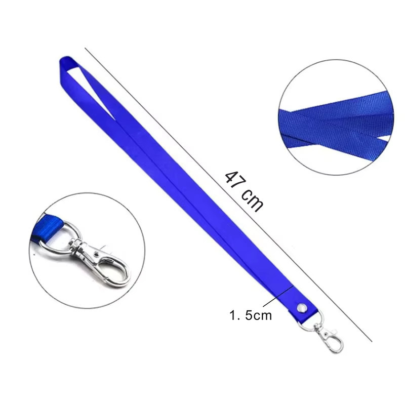 100 Stück Individuell bedruckte Lanyards von Gryan in Lila, 1,5 cm Breite für Schlüssel, Logos und Ausweise - Bild 3