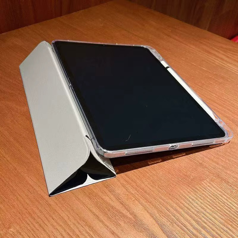 Lenovo Tab M11 TB330FU Hülle mit Stifthalter und Klappständer aus Acryl, transparente Hartschale für Xiaoxin Pad 2024, 11 Zoll - Bild 1