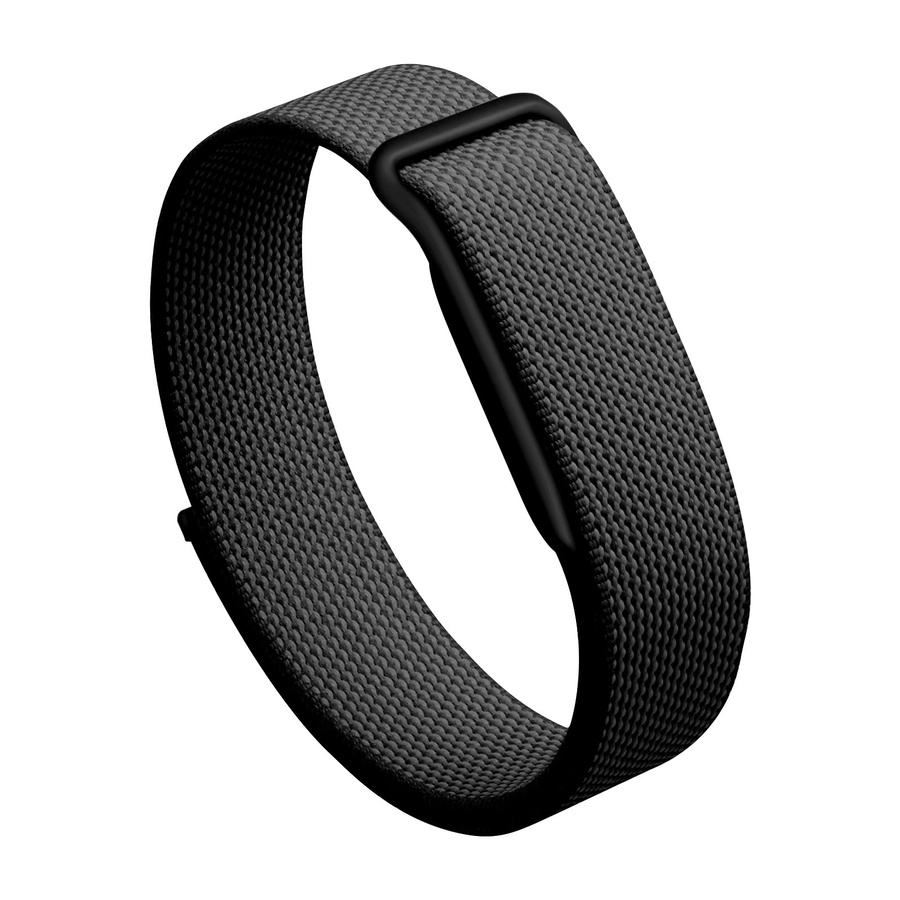 Uhrenarmband Nylon, geflochten, Schwarz, Unisex - Bild 4