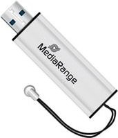 MediaRange USB-Stick mit 128 GB in Schwarz und Silber (USB-A) - Bild 1