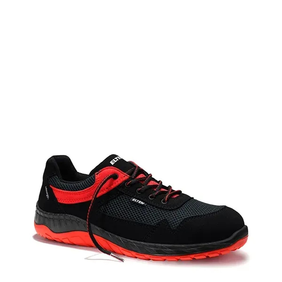 Elten Sicherheitshalbschuh Lonny Red Low ESD S1P in Schwarz-Rot, Größe 47 - Bild 2