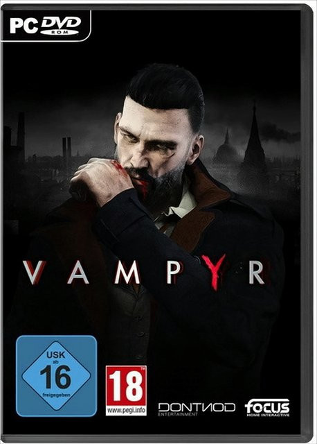 Vampyr Action Rollenspiel von Focus Entertainment Publishing in Schwarz - Bild 1