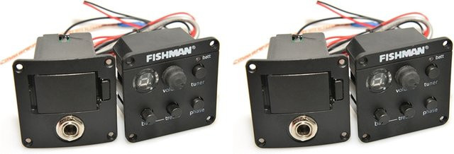 Fishman ISYS+ EQ-Vorverstärkersystem für Akustikgitarren in Schwarz - Bild 1