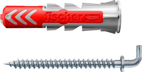 Fischer DuoPower Universaldübel aus Nylon in Mehrfarbig mit Winkelhaken, Durchmesser: 6 mm, Länge: 30 mm - Bild 4