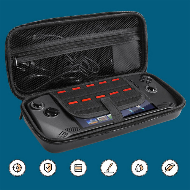 MSI Claw Tragetasche aus wasserdichtem EVA-Material, schwarze Aufbewahrungstasche zum Schutz deiner Spielkonsole - Bild 1