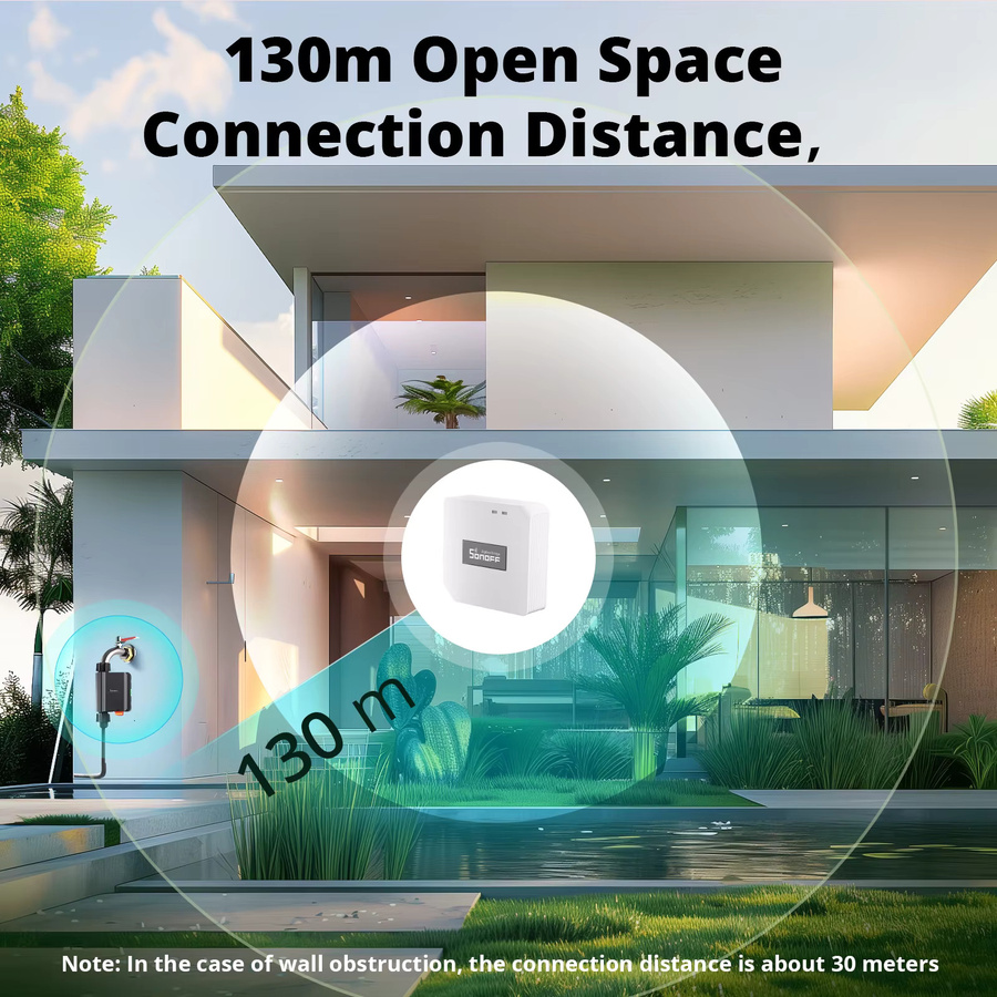 SONOFF SWV Zigbee 3.0 Smart-Wasserventil IP55 Sprinklersteuerung für die Hausbewässerung kompatibel mit eWeLink Alexa und Google - Bild 4