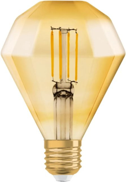 Osram LED-Leuchtmittel E27 Gold, 4 W, Warmweiß, 470 lm, H x Ø: 14,2 x 11 cm - Bild 1