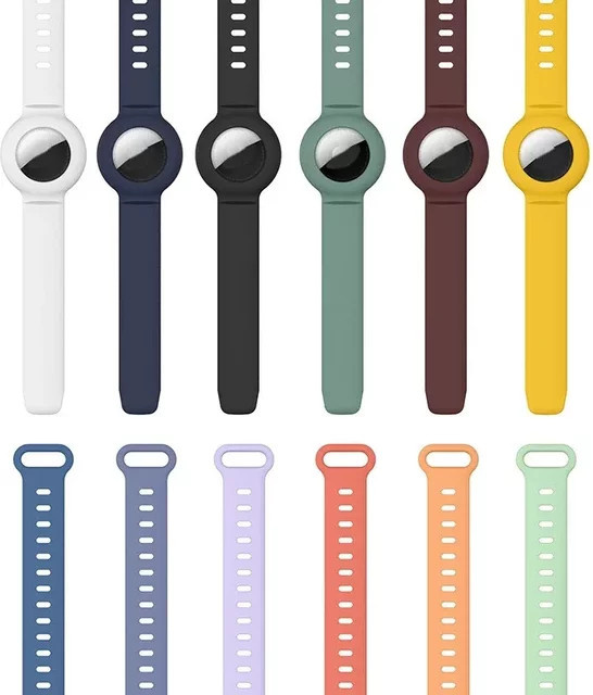 CAOWTAN Silikonarmband als Schutzhülle für Apple AirTag für Kinder - Bild 1