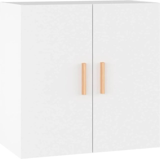 vidaXL Wandschrank in Weiß im skandinavischen Design aus Holzwerkstoff, B/H/T: 60 x 60 x 30 cm - Bild 1