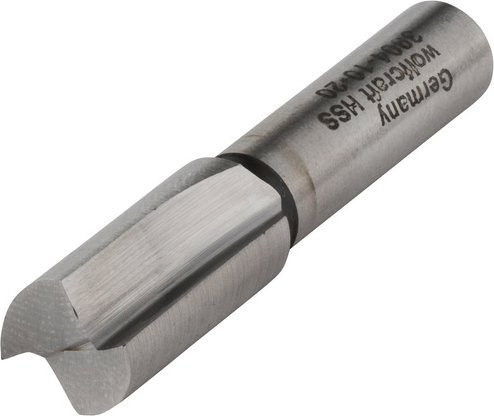 Wolfcraft Nut-Fräser aus Stahl in Silber mit 8 mm Schaft - Bild 1
