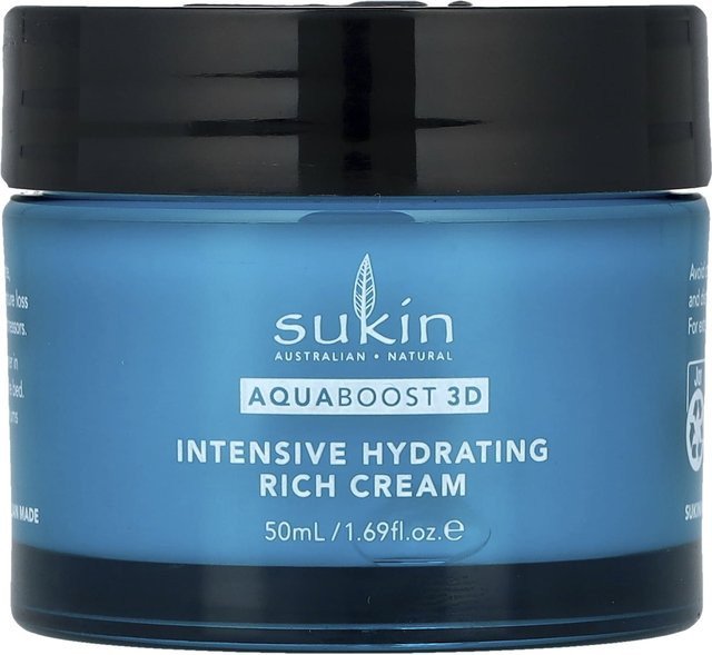SUKIN Aquaboost 3D Nachtcreme, 50 ml, Hyaluronsäure, Niacinamid - Bild 1