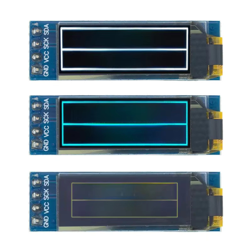 Bolantedz 0,91 Zoll OLED Display Modul SSD1306 in Weiß und Blau mit I2C Kommunikation für Arduino - Bild 3