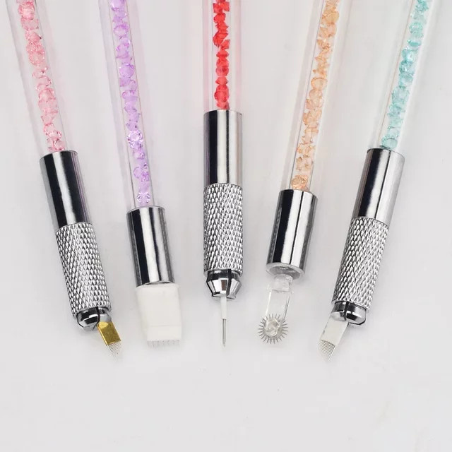 BOLUOYIN Microblading Stift, Doppel-Seite Kristall Tattoo Stift - Bild 1