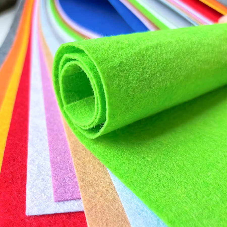 Findohope Filzstoff Vliesstoff in Grün und Multicolour für DIY Basteln und Patchwork, 1 mm dick - Bild 2