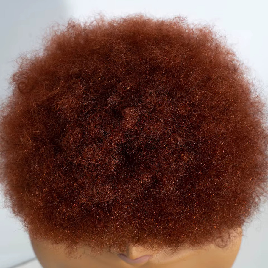 Allure Afro-Perücke, lockig mit Pony, Echthaar, 180 % Dichte, Damen - Bild 3