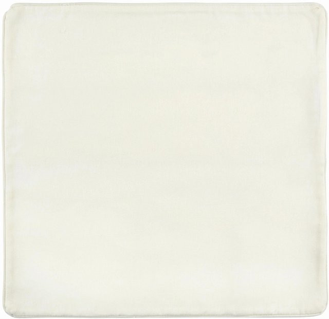 Mömax Kissenhülle Steffi aus Baumwolle, Weiß, B/T/H: 50 x 50 x 1 cm - Bild 1