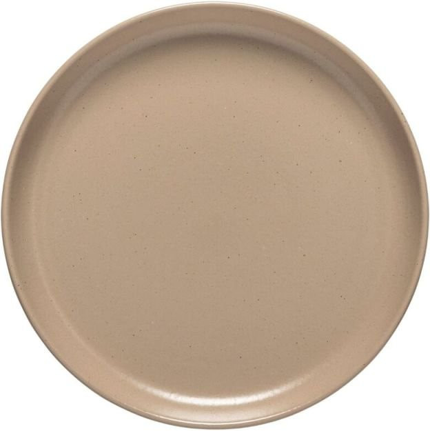 Costa Nova Pacifica Salat- und Dessertteller aus Keramik, 12er Pack, Braun/Beige, Durchmesser: 22,4 cm, Höhe: 2,5 cm - Bild 1