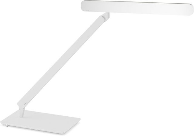 Occhio Taglio LED-Tischleuchte in Weiß matt mit Occhio air Modul und klarem Uplight Cover - Bild 1
