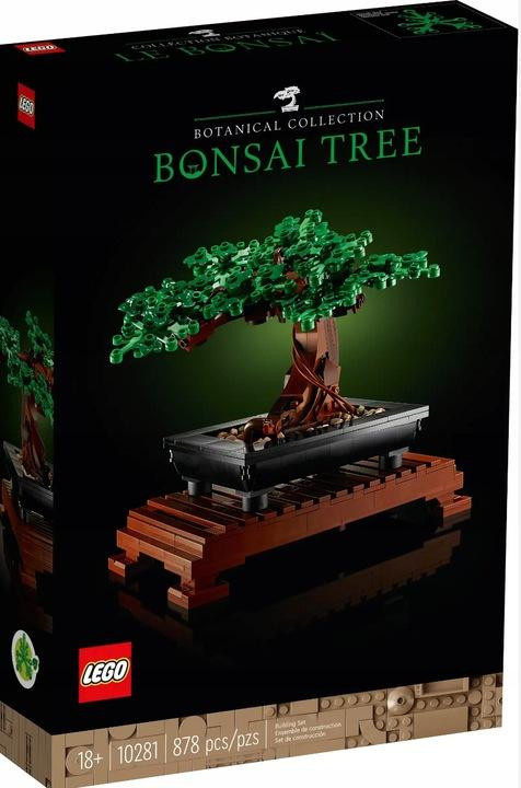 LEGO Bonsai-Baum Dekoration Set in Grün und Rosa für Erwachsene - Bild 3