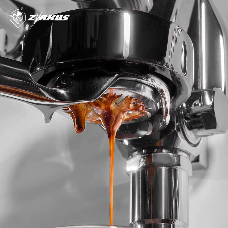 ZIRKUS Präzisions-Kaffeefilterkorb aus Edelstahl für 58mm Siebträger, Farbe: Silber - Bild 3