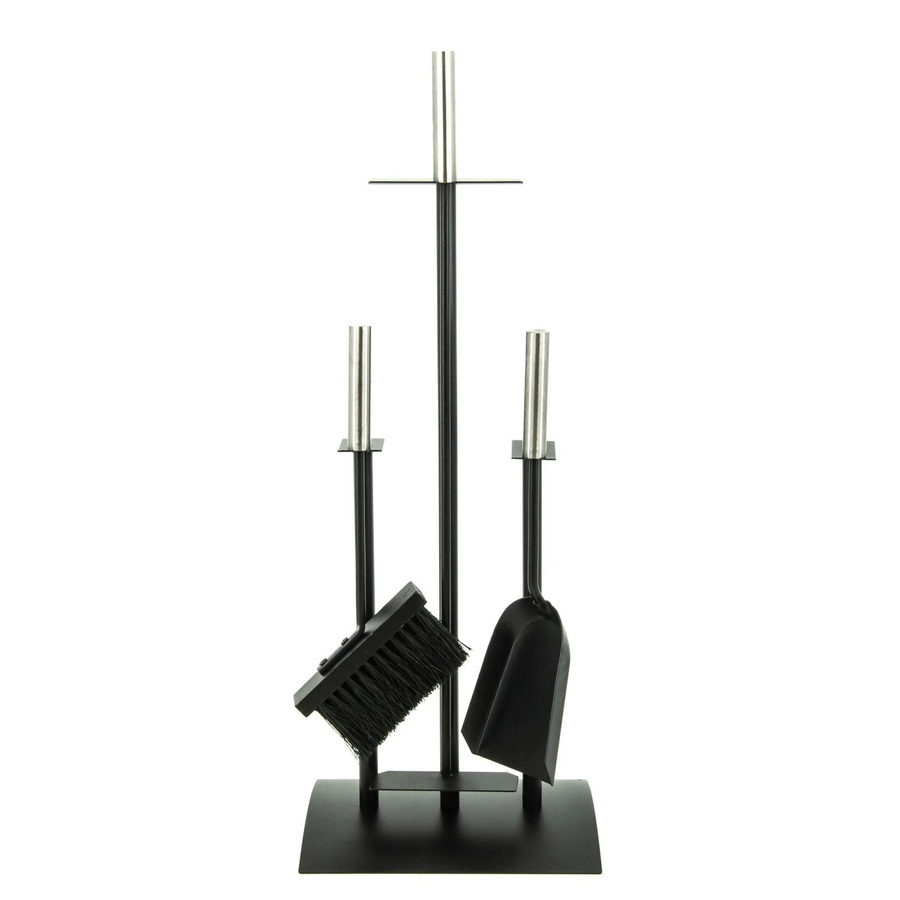 Valo Kaminbesteck-Set Oslo Premium Schwarz 3-tlg. - Bild 2