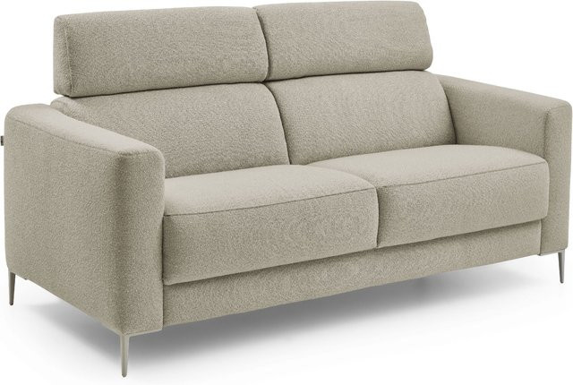 2 Sitzer Sofa MONDO NAILA Modern in Grau und Grün mit Stoffbezug und Kaltschaum, B/T/H: 200 x 95 x 84 cm - Bild 1